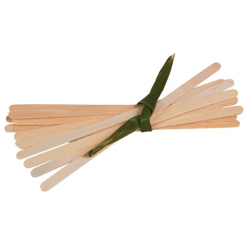 [Australia - AusPower] - Wooden Coffee Stirrers (Case of 1000), PacknWood - Biodegradable Wood Beverage and Drink Stir Sticks (5.5") PK210SPATB14 100 Pieces 5.5" Long 