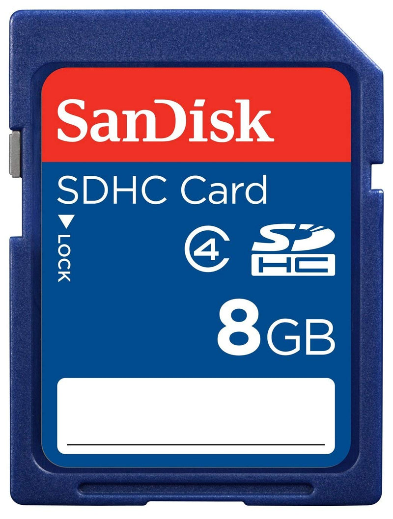 [Australia - AusPower] - SanDisk 8GB SDHC Card Class 4 Secure Digital Flash Memory SDSDB-008G - Bulk Packaging 