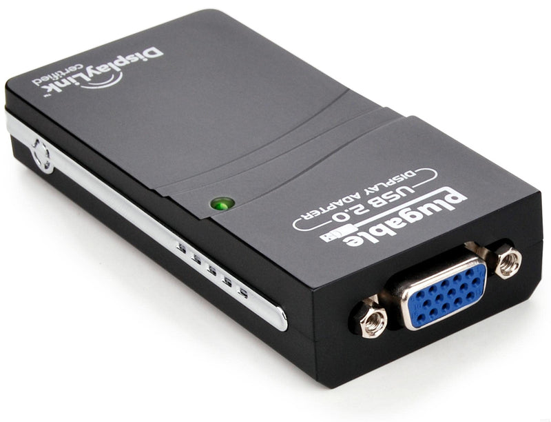 [Australia - AusPower] - Plugable USB to VGA Video Graphics Adapter for Multiple Displays up to 1920x1080 (Supports Windows 10, 8.1,7, XP) 1920 VGA 
