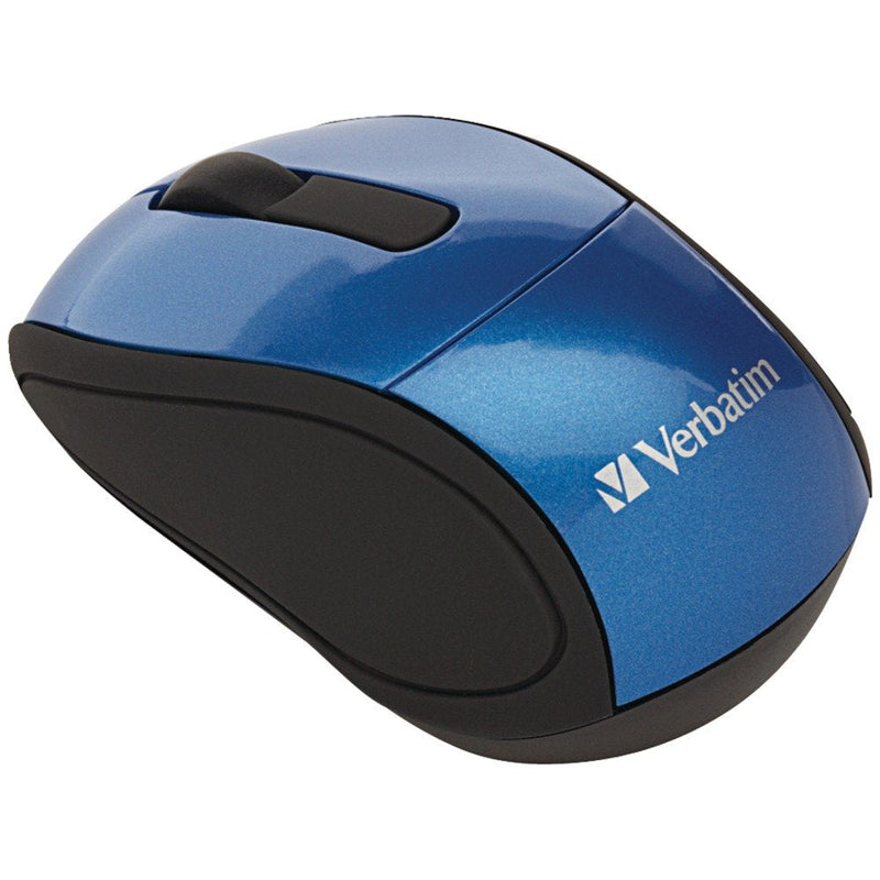[Australia - AusPower] - Verbatim 2.4G Wireless Mini Travel Optical Mouse with Nano Receiver for Mac and PC - Blue 