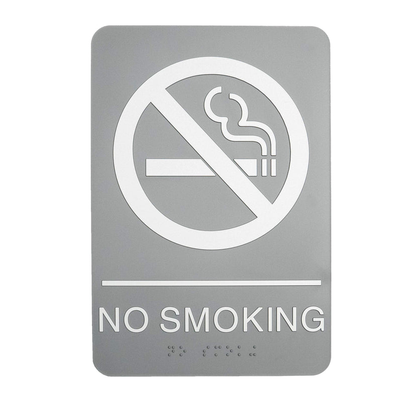 [Australia - AusPower] - U.S. Stamp and Sign ADA Plastic No Smoking Sign (USS4813) 