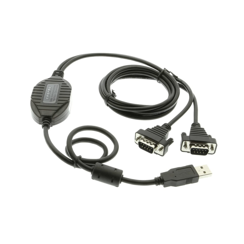 [Australia - AusPower] - Gearmo 2-Port USB to Serial Adapter TX/RX LED & COM Retention FTDI Chipset 920K Baud Rate 