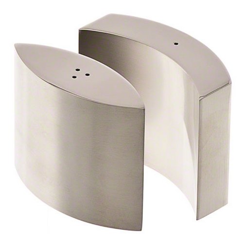 [Australia - AusPower] - American Metalcraft SPDX11 Stainless Steel Salt and Pepper Shakers Set, Modern Design, 4-Ounce 3-1⁄8" L x 2-5⁄8" H 