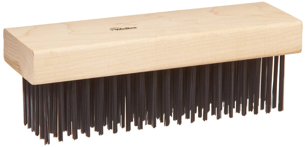 [Australia - AusPower] - Weiler 44067 0.014" Wire Size, 7-1/4" X 2-1/4" Block Size, 6 X 19 No. Of Rows, Flat Face Fill, Block Type Scratch Brush, Made in the USA 1 - Pack 