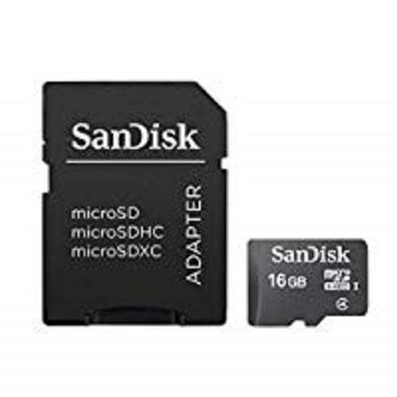 [Australia - AusPower] - SanDisk SDSDQM-016G-B35A 16 GB Class 4 MicroSDHC Memory Card with SD Adapter 