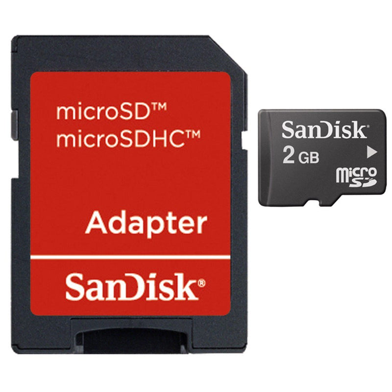 [Australia - AusPower] - SanDisk 2GB Mobile MicroSDHC Class 4 Flash Memory Card with Adapter- SDSDQM-002G-B35A Standard Packaging 