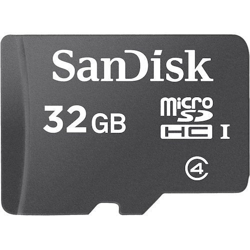 [Australia - AusPower] - SanDisk microSDHC 32GB Flash Memory Card, Black, SDSDQM-032G-B35 (Retail Packaging) 