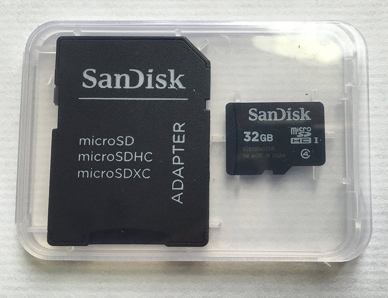 [Australia - AusPower] - SanDisk 32GB MicroSDHC High Speed Class 4 Card with MicroSD to SD Adapter 