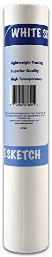 [Australia - AusPower] - Helix Tracing & Sketching Paper Roll, White, High Transparency, 12 Inches x 50 Yards (37801) 
