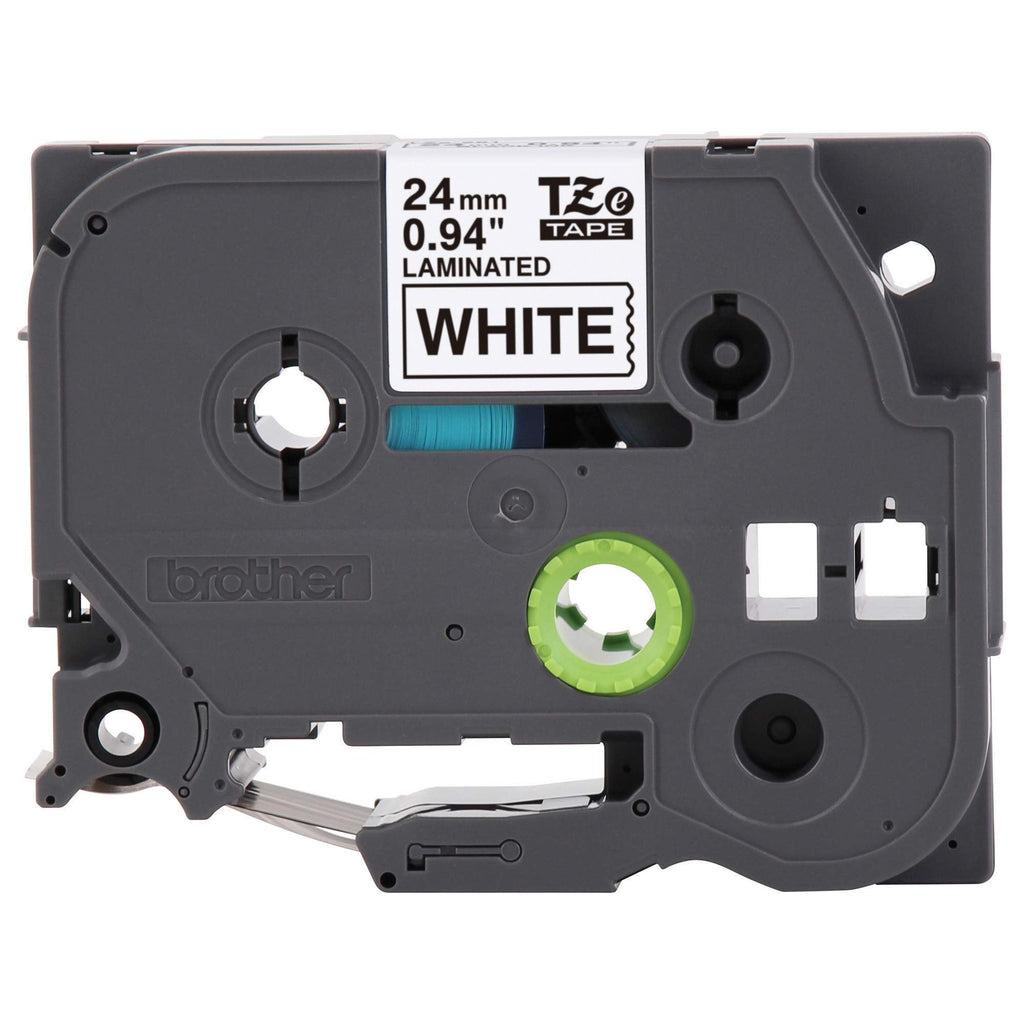 [Australia - AusPower] - Brother Genuine P-touch TZE-251 Tape, 1" (0.94") Standard Laminated P-touch Tape, Black on White, Perfect for Indoor or Outdoor Use, Water Resistant, 26.2 Feet (8M), Single-Pack 1" Tape 