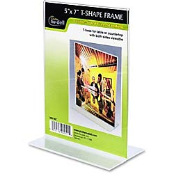 [Australia - AusPower] - NuDell Clear Plastic Sign Holder, Stand-Up, 8 ½” x 11” 