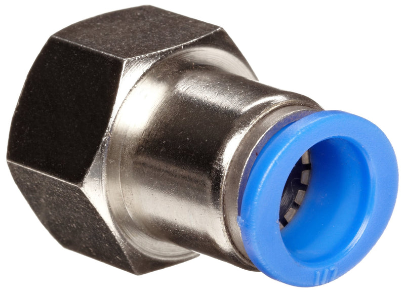 [Australia - AusPower] - Brennan PCNY2405-08-08 Push-to-Connect Tube Fitting, PBT, Adapter, 1/2" Tube OD x 1/2" NPT Female 