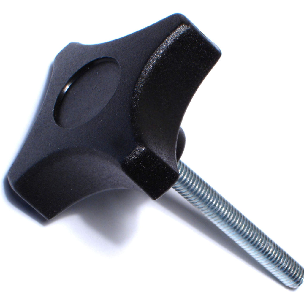 [Australia - AusPower] - Hard-to-Find Fastener 014973135928 Male Threaded 4-Prong Knob, 6mm-1.0 x 50mm Stud, Piece-2 