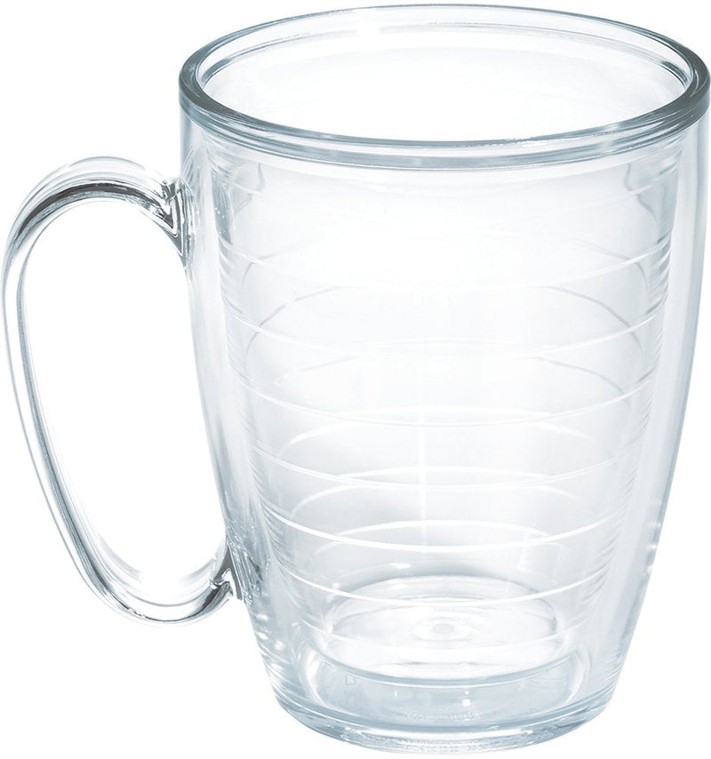[Australia - AusPower] - Tervis Made in USA Double Walled Clear & Colorful Tabletop Insulated Tumbler Cup Keeps Drinks Cold & Hot, 16oz Mug, Clear 