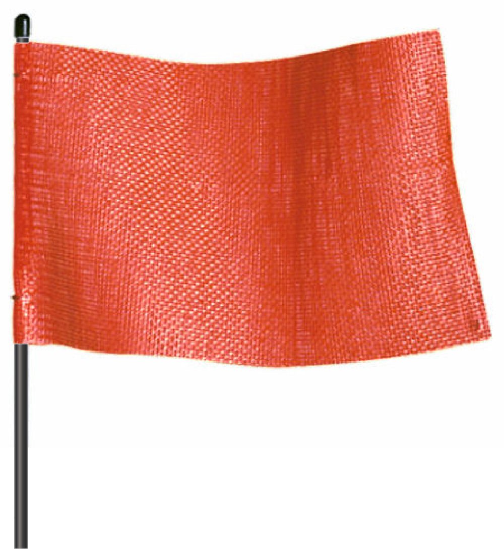 [Australia - AusPower] - Flagstaff FSRR7 Safety Flag, Threaded Hex Base, 11-1/2" Overall Length, 7-1/4" Overall Width, Orange with Black Whip (Pack of 1) 7 Feet 11-1/2" L X 7-1/4" W 