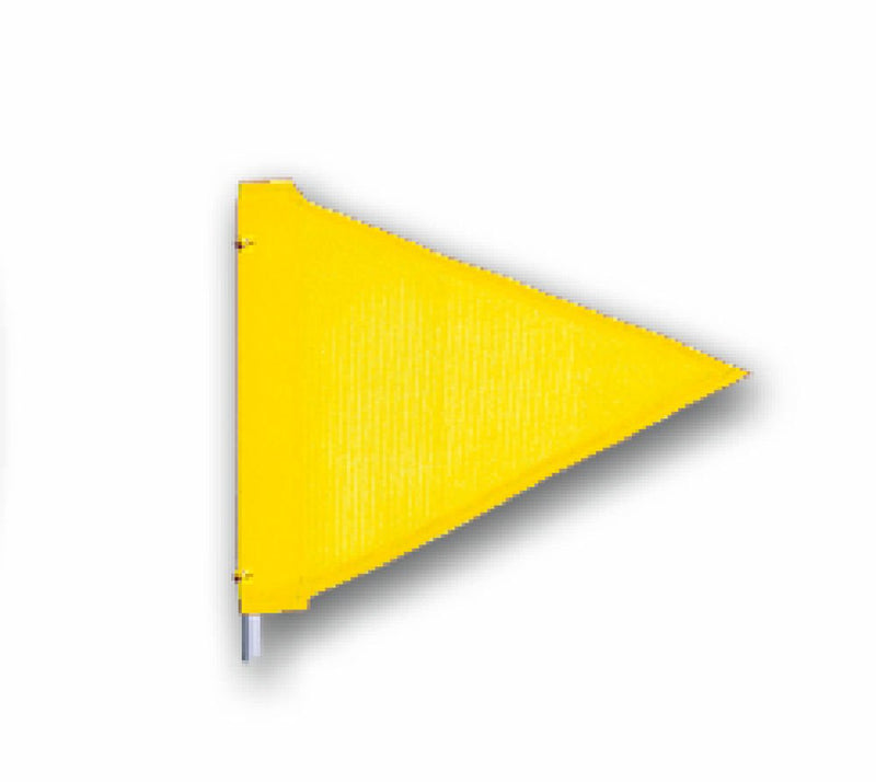 [Australia - AusPower] - Flagstaff FST Triangular Safety Flag, 12" Overall Length, 9" Overall Width, Yellow (Pack of 1) 9 Inches 12" L X 9" W 