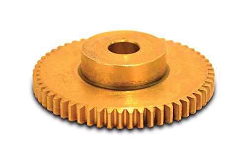 [Australia - AusPower] - Boston Gear Y3214 Spur Gear, Brass, Inch, 32 Pitch, 0.125" Bore, 0.500" OD, 0.188" Face Width, 14 Teeth 32 Inches 0.188 Inches 0.500 Inches 0.125 Inches 