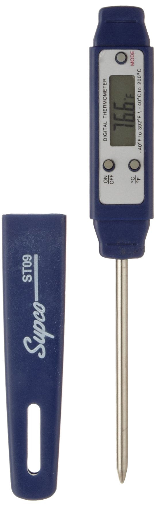 [Australia - AusPower] - Supco ST09 Digital Pocket Thermometer, 2-1/2" Stem, -40 to 392 Degree F 