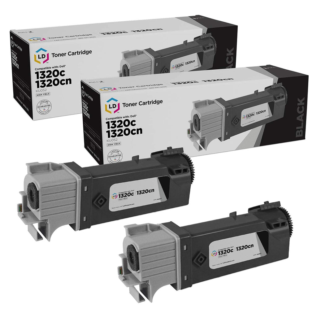 [Australia - AusPower] - LD Compatible Toner Cartridge Replacement for Dell 310-9058 KU052 High Yield (Black, 2-Pack) 