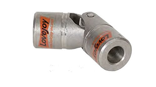 [Australia - AusPower] - Lovejoy Size D4B Universal Joint, 1/2" Round Bore and 1/2" Round Bore, No Keyway, No Setscrew, 0.75" Outer Diameter, 2.68" Overall Length 