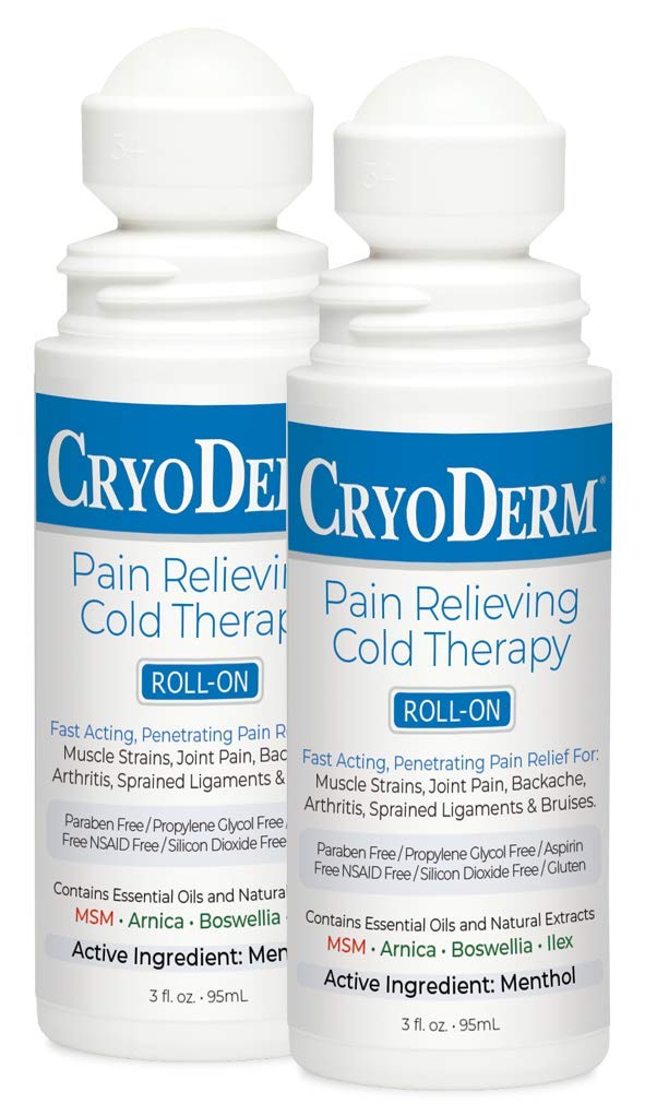 [Australia - AusPower] - Cryoderm Pain Relieving Cold Therapy Roll-on, 3oz. - 2 Count 