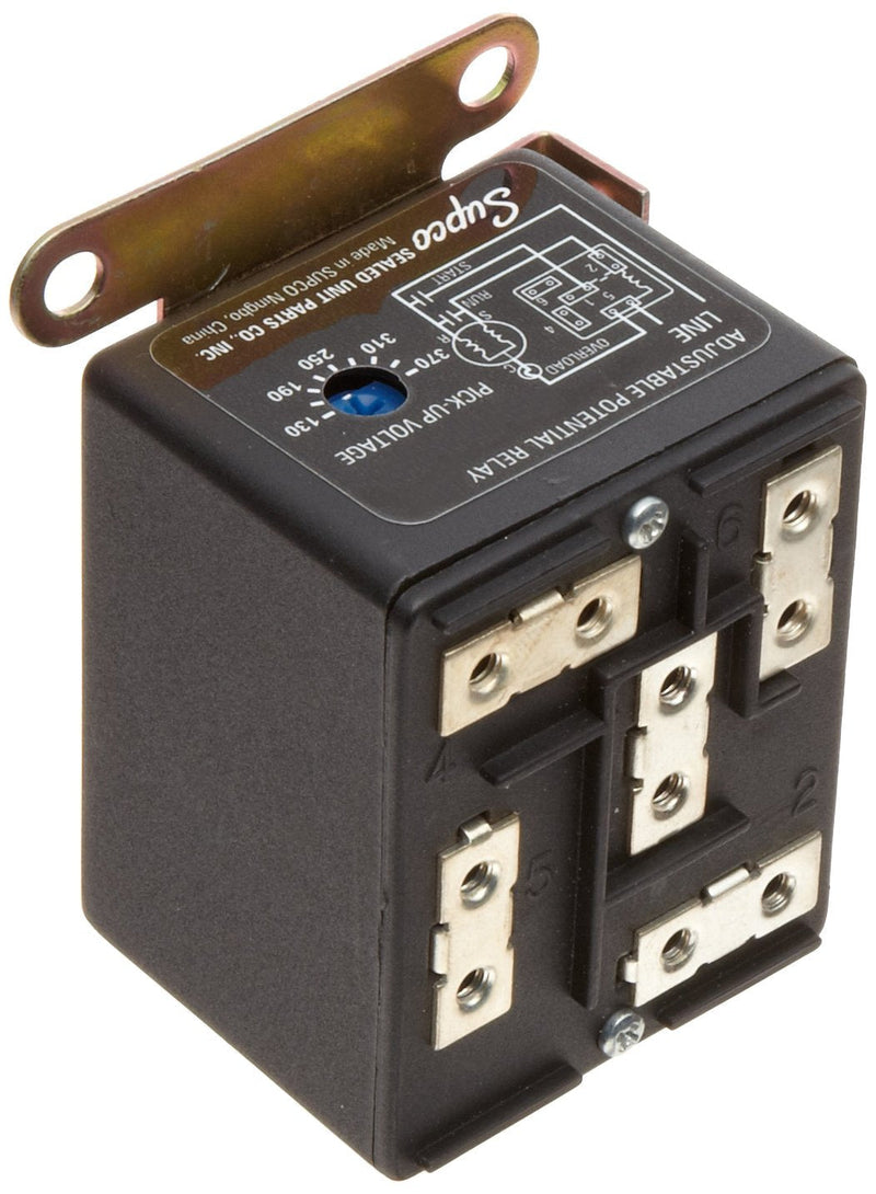 [Australia - AusPower] - Supco APR5 Wire to Wire Adjustable Potential Relay, 30 A Load Current, 110 - 270 VAC Single Phase Operating Voltage 