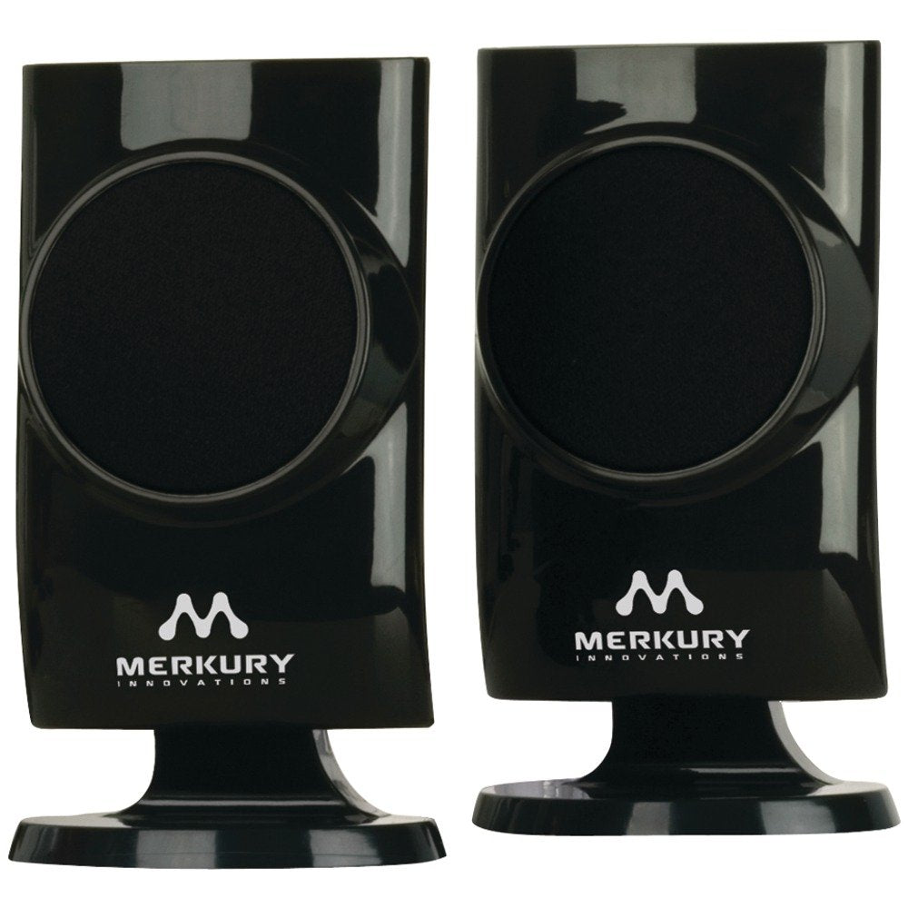 [Australia - AusPower] - MERKURY MEYMSPW410 3.5 mm Universal Stereo Speakers - Retail Packaging - Black 