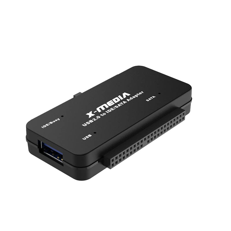 [Australia - AusPower] - X-MEDIA XM-UB2235S USB 2.0 to IDE SATA Adapter Converter, External Hard Disk Reader/Adapter - Support 2.5/3.5-Inch HDD/SSD Hard Disk Drive 