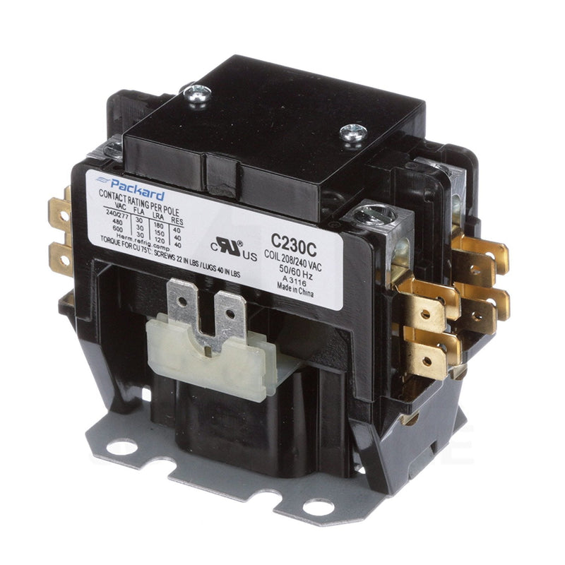[Australia - AusPower] - C230C Double two 2 Pole 30 Amps 208 230 240 Volts A/C Contactor 