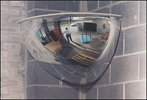 [Australia - AusPower] - See All PV18-90 Panaramic Quarter Dome Plexiglas Security Mirror, 90 Degree Viewing Angle, 18" Diameter (Pack of 1) 18 inches 