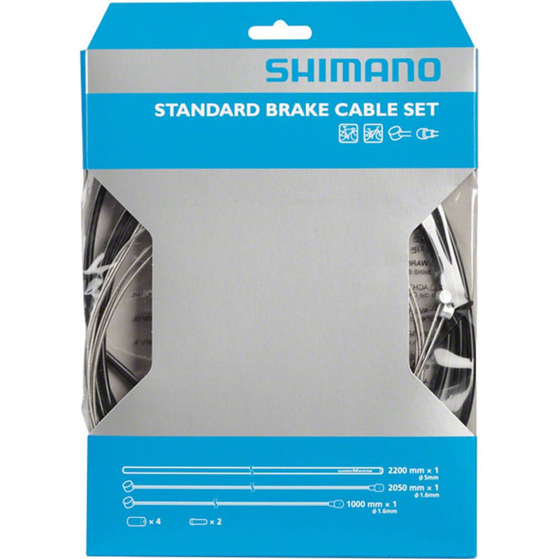 [Australia - AusPower] - SHIMANO Universal Standard Brake Cable Set, For MTB or Road Bikes 