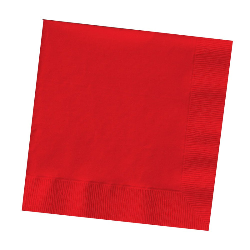[Australia - AusPower] - Creative Converting 200-Count Touch of Color Paper Beverage Napkins, Classic Red 5" x 5" Beverage Napkin 