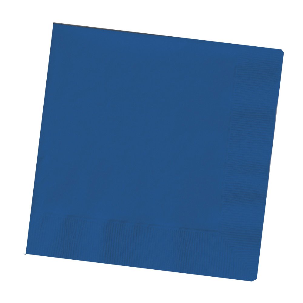 [Australia - AusPower] - Creative Converting Touch of Color 200 Count 2-Ply Paper Beverage Napkins, Navy Blue , 5" x 5" - 251137 