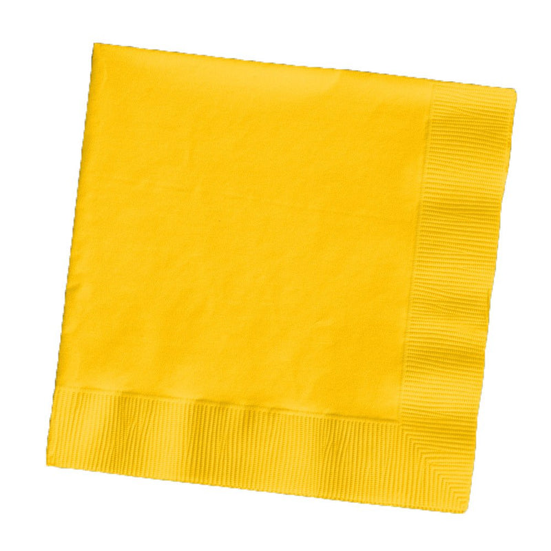 [Australia - AusPower] - Creative Converting Touch of Color 200 Count 2-Ply Paper Beverage Napkins, School Bus Yellow , one size - 251021 