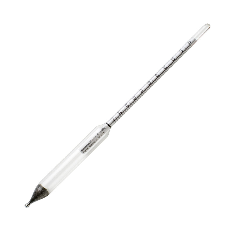 [Australia - AusPower] - H-B Instrument B61809-0100 Plain-Form Glass Hydrometer, 0 to 26.5% Salt by Weight/0.5% Div 