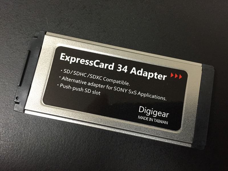 [Australia - AusPower] - Digigear SD/SDHC/SDXC TO EXPRESSCARD ADAPTER/READER FOR SONY SXS PRO CARD APPLICATION/REPLACEMENT UPTO 2TB (support from 8MB to 32 & 64 GB) 