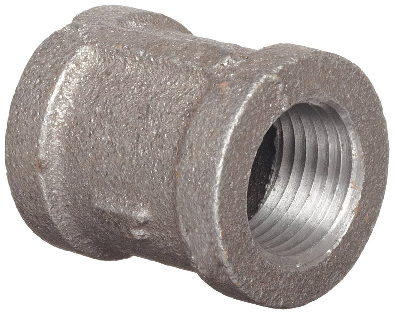 [Australia - AusPower] - Anvil 8700133005, Malleable Iron Pipe Fitting, Coupling, 1/4" NPT Female, Black Finish 0.25 Inch 