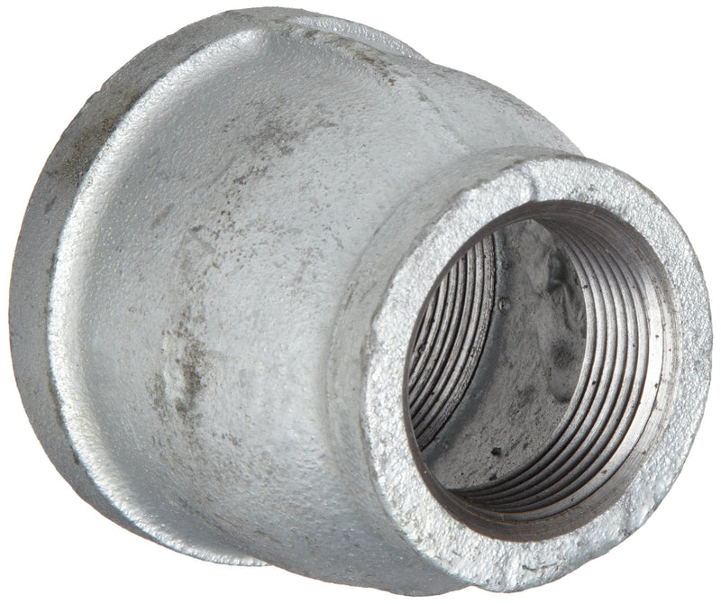 [Australia - AusPower] - Anvil 8700135455, Malleable Iron Pipe Fitting, Reducer Coupling, 1" x 1/2" NPT Female, Galvanized Finish 1" x 1/2" 
