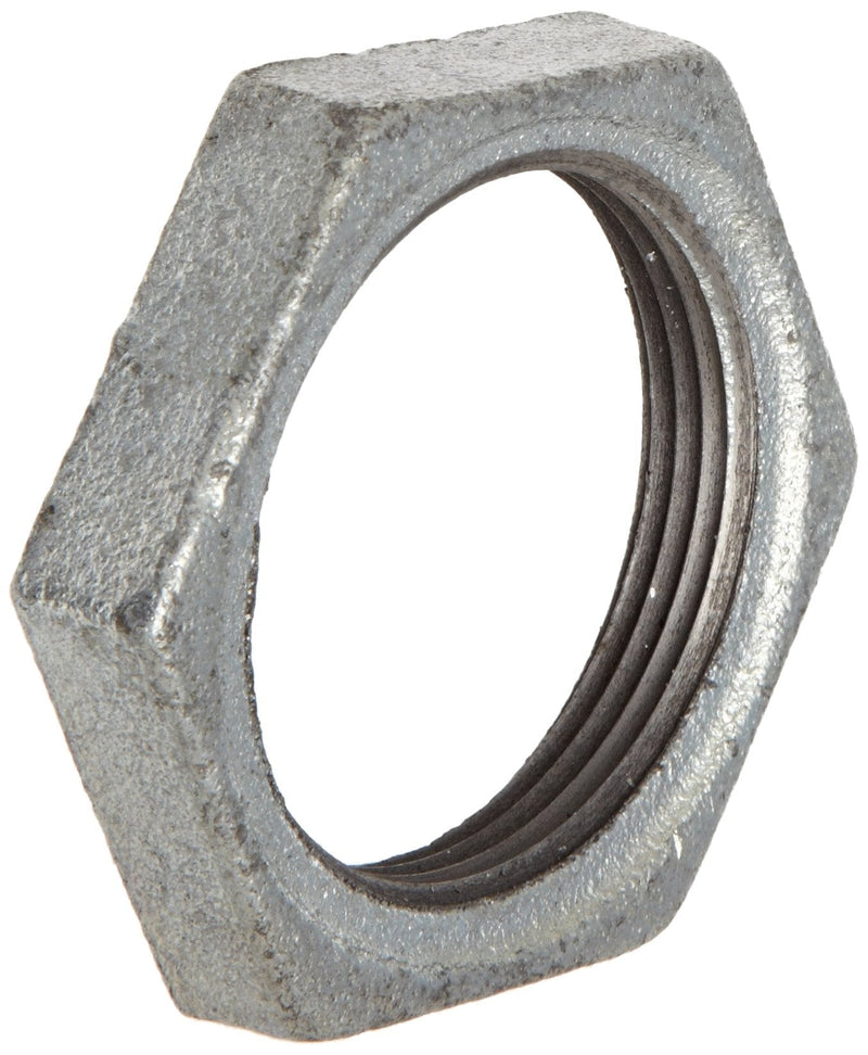 [Australia - AusPower] - Anvil 8700162707, Malleable Iron Pipe Fitting, Locknut, 1-1/2" NPT Female, Galvanized Finish 1-1/2" 