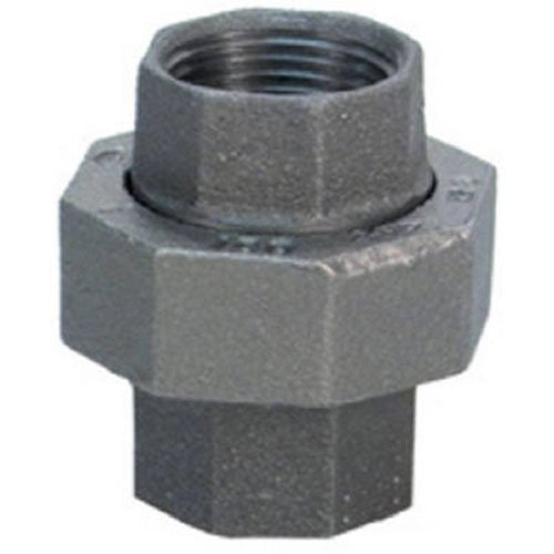 [Australia - AusPower] - Anvil 8700163002, Malleable Iron Pipe Fitting, Union, 3/4" NPT Female, Black Finish 0.75 Inch 1 