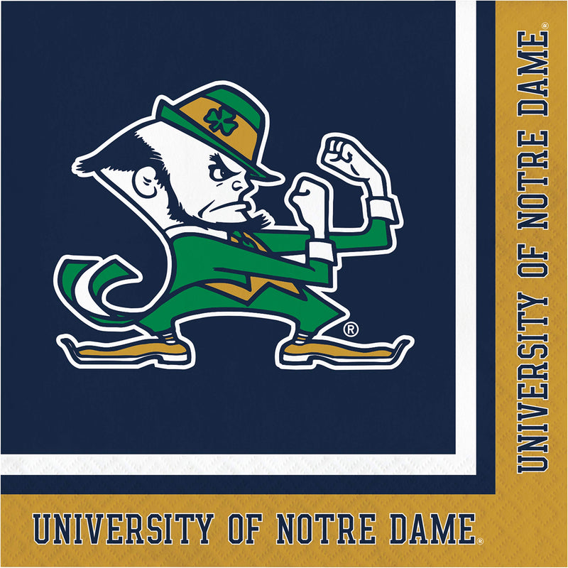 [Australia - AusPower] - Creative Converting University of Notre Dame Napkins, One Size, Gold/Navy 