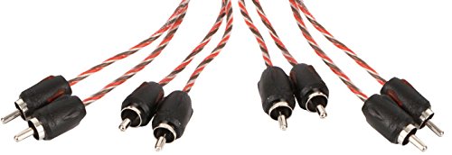 [Australia - AusPower] - Stinger SI4417 17-Foot 4000 Series Professional 4 Channel RCA Interconnects,BLACK Standard Packaging 