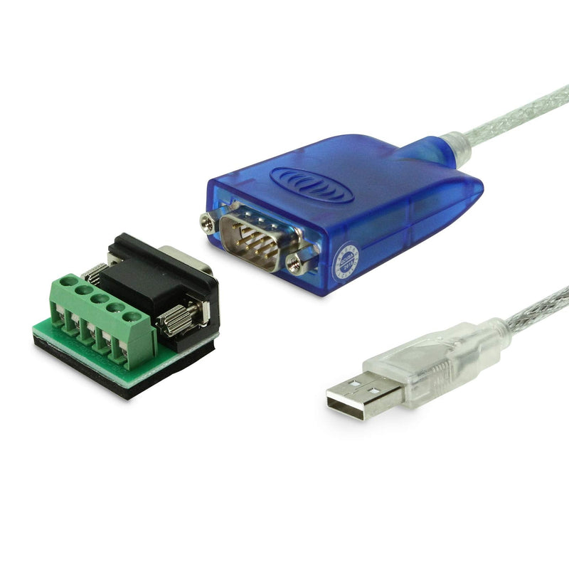 [Australia - AusPower] - Gearmo Pro 5ft. USB to RS-485/422 Serial Adapter FTDI Chip - Windows 11 Supported 