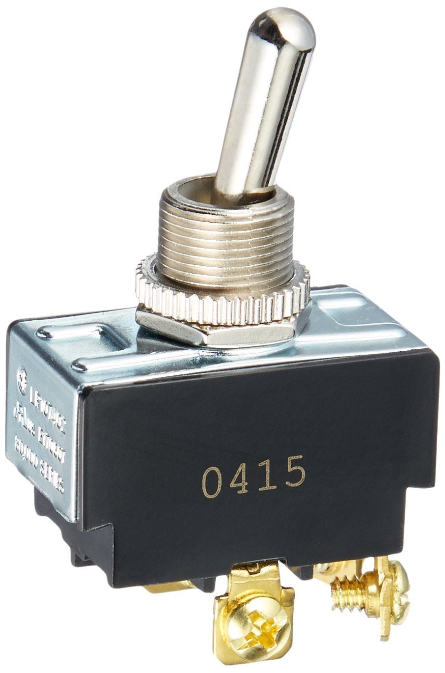 [Australia - AusPower] - Morris Products 2 Pole Toggle Switch – Heavy Duty, DPST On-Off, 4 Screw Terminals – Solid Brass, Nickel Plated Bushings - 100,000 Mechanical Life Cycles – 1/2" Mounting Hole, (70100) 