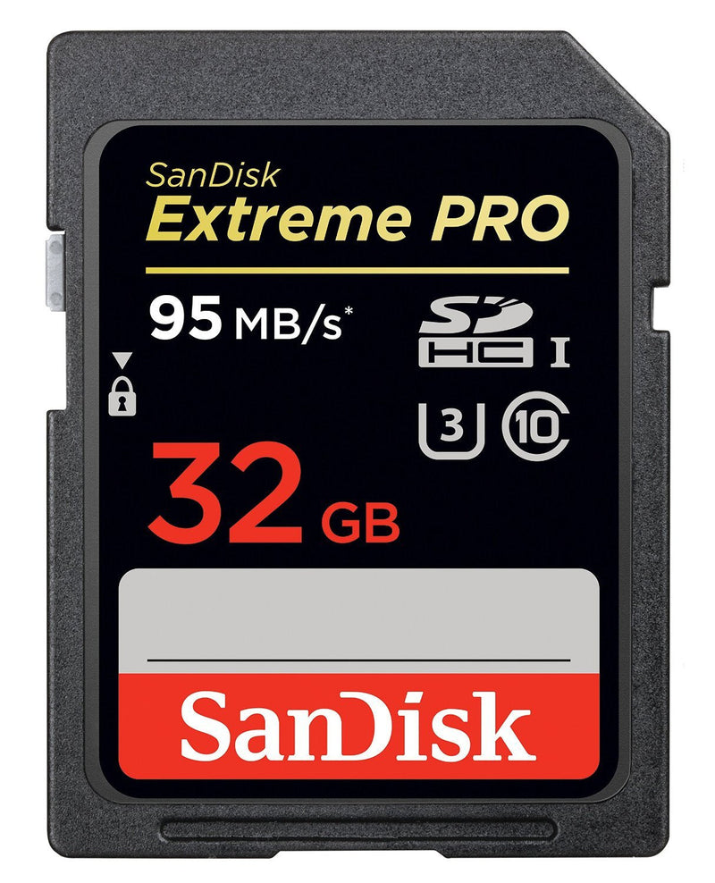 [Australia - AusPower] - SanDisk Extreme PRO 32GB up to 95MB/s UHS-I/U3 SDHC Flash Memory Card - SDSDXPA-032G-X46 32 GB Standard Packaging 