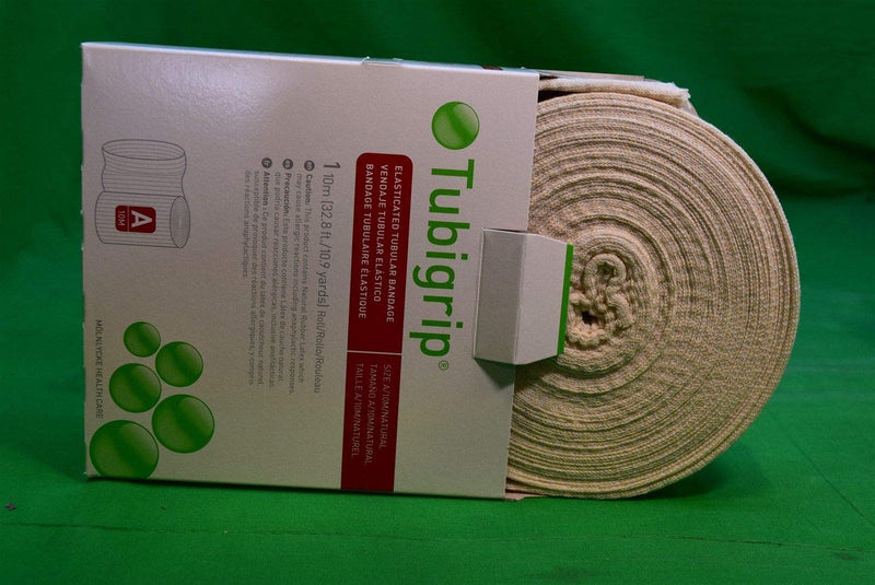 [Australia - AusPower] - Molnlycke 1435 Tubigrip Multipurpose Tubular Bandage, Size A, 1.5" Width, Natural, 393.70" Length 