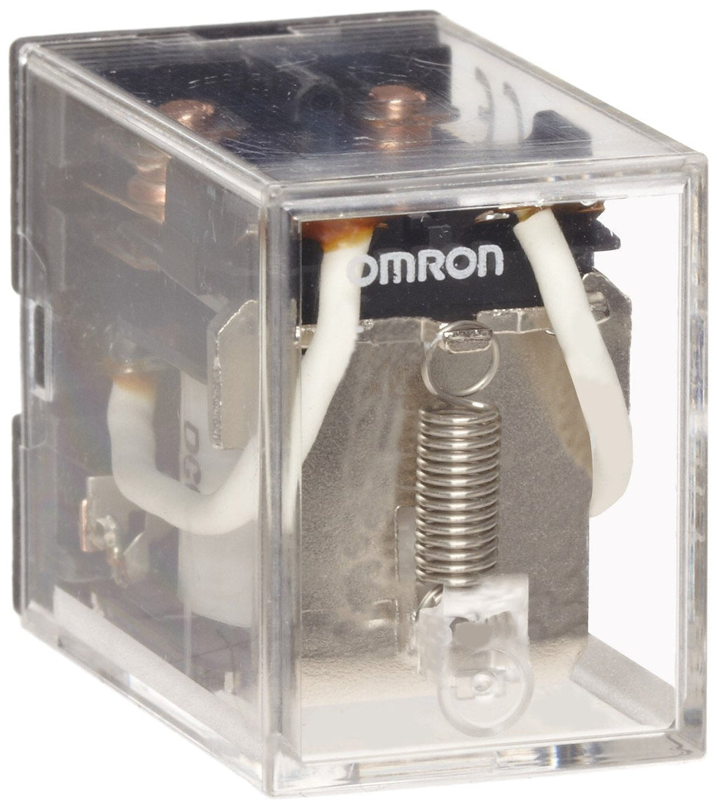 [Australia - AusPower] - Omron LY2-AC110/120 General Purpose Relay, Standard Type, Plug-In/Solder Terminal, Standard Bracket Mounting, Single Contact, Double Pole Double Throw Contacts, 9.9 to 10.8 mA at 50 Hz and 8.4 to 9.2 mA at 60 Hz Rated Load Current, 110 to 120 VAC Rated... 