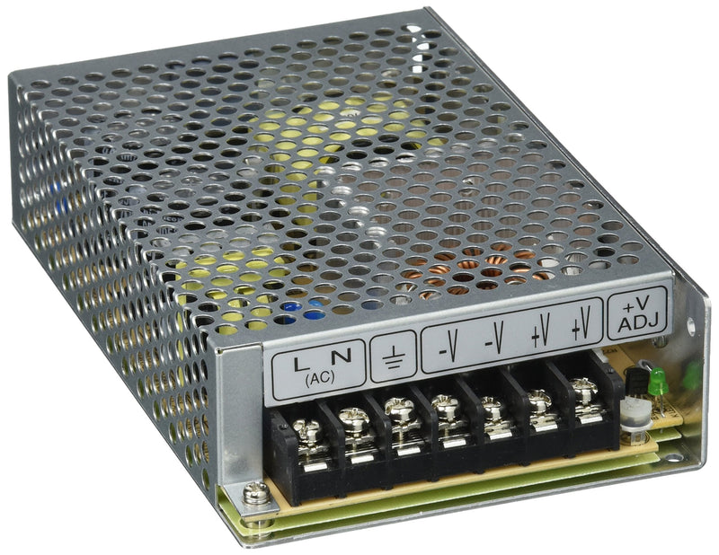 [Australia - AusPower] - Mean Well RS-100-24 Enclosed Switching AC-to-DC Power Supply, Single Output, 24V, 0-4.5A, 108W, 1.5" H x 3.8" W x 6.3" L 