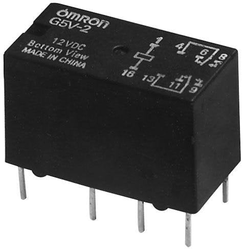 [Australia - AusPower] - Omron Electronic Components Relay, Signal, Dpdt, 1A, 125Vac, Th - G5V-2-H1 DC9 