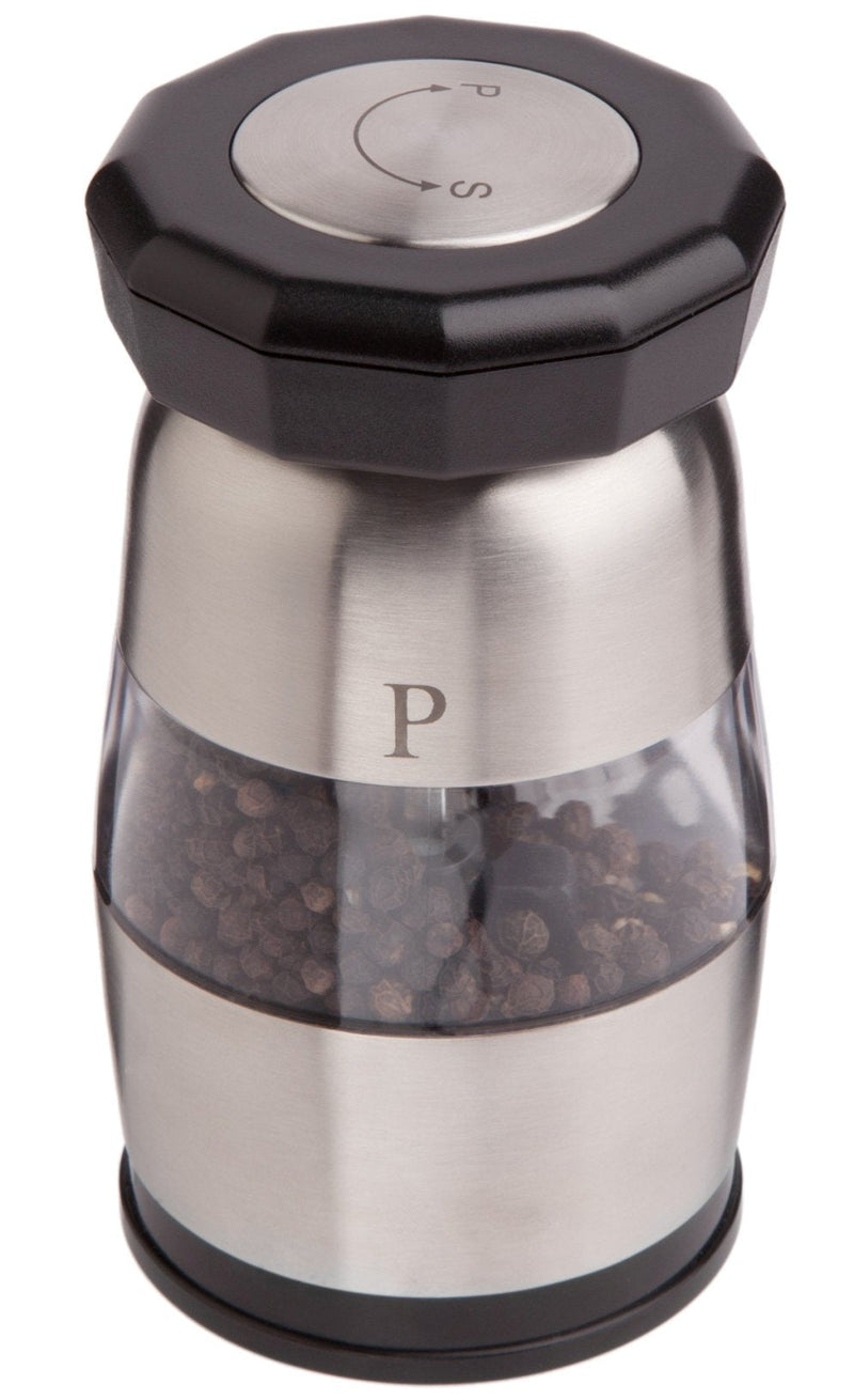 [Australia - AusPower] - Ozeri Duo Ultra Salt and Pepper Mill and Grinder, Stainless Steel 